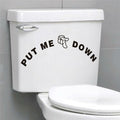 Funny Smile Bathroom Wall Stickers