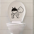 Funny Smile Bathroom Wall Stickers